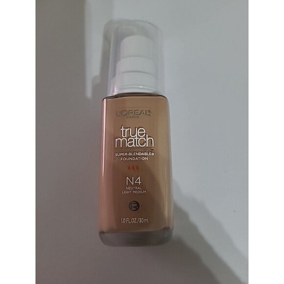 LOREAL TRUE MATCH SUPER BLENDABLE FOUNDATION N4 Neutral Light Medium - Picture 1 of 2